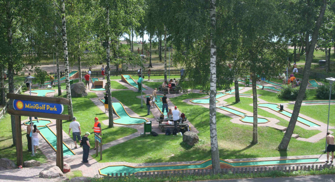 Minigolf in Santalahti